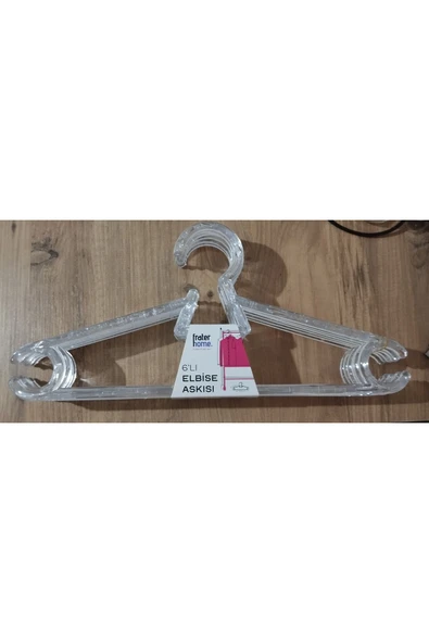 Frater Home 6'LI KRİSTAL ELBİSE ASKISI - 1