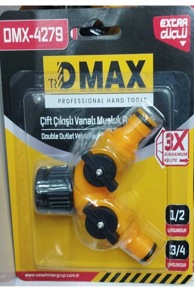 DMAX ÇİFT VANALI MUSLUK ADAPTÖRÜ - 1