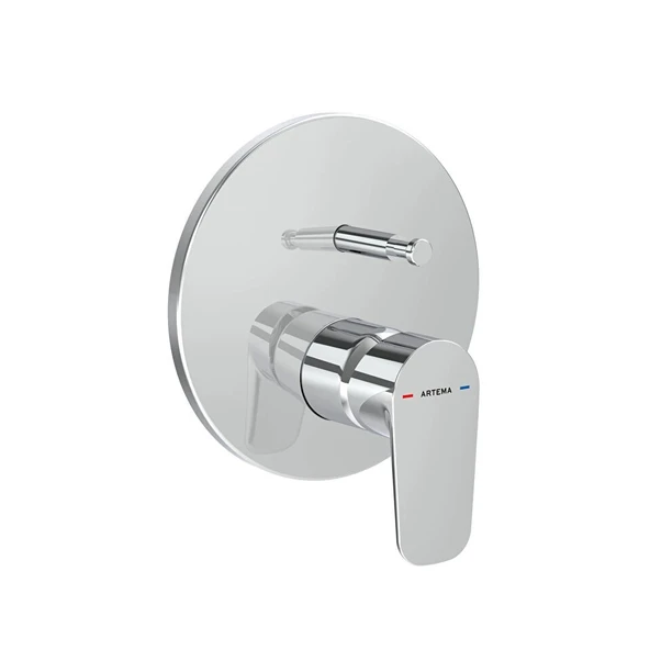 VitrA Flow Round A49306 Ankastre Duş Seti Krom - Resim 2