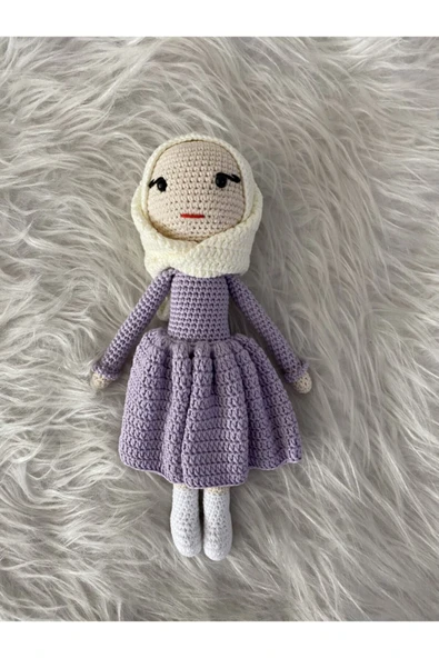 Jaju Baby Kapalı Kız Amigurumi Oyuncak 30 Cm - 2