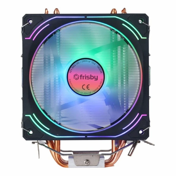 Frisby FCL-F1336C ARGB AM5/1700P Siyah İşlemci Hava Soğutucu - Resim 2