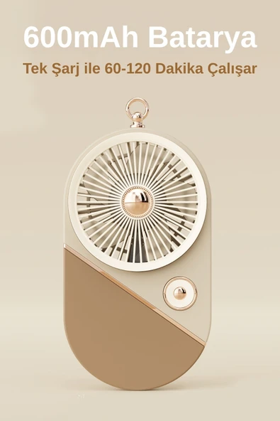 Taşınabililir Mini Usb Şarjlı 3 Kademeli El Vantilatör Fan Soğutucu YS2528 - 4