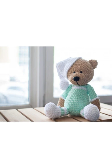 Jaju Baby Sevimli Ayıcık Amigurumi Oyuncak 23 Cm - 1