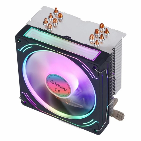 Frisby FCL-F1336C ARGB AM5/1700P Siyah İşlemci Hava Soğutucu - Resim 3