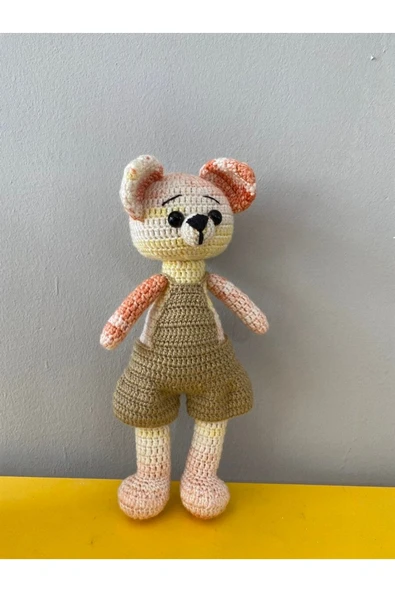 Jaju Baby Amigurumi Ebruli Ayıcık 22 Cm - 1