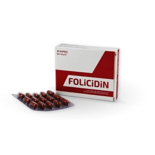 Folicidin 30 Kapsül ürün görseli