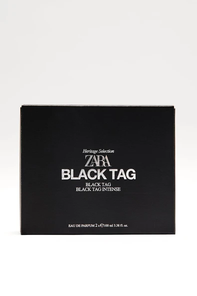 ZARA BLACK TAG + BLACK TAG INTENSE EDP 100ML 2 x100  (İNDİRİMSEHRİ ) (3.38 FL.OZ). - Resim 6