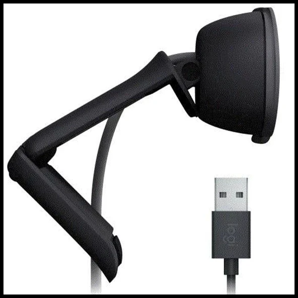 Logıtech  960-001585, Brıo V-u0072, Full Hd Dahili Mikrofonlu, Graphite Webcam - 2