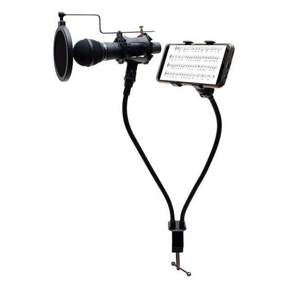 Powermaster KG-24 Bir Telefon Bir Mikrofon Tutacağı ürün görseli 1