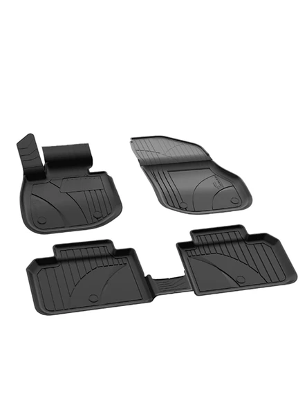 Sahler Bmw İx1 2025 ve Sonrası 4.5D Paspas ve 3D Rizline Bagaj Havuzu Set - 3