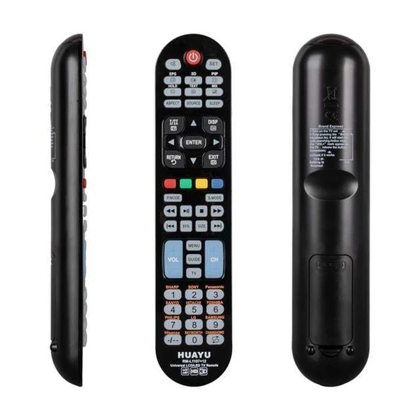 Universal RM-L1107+12-in-1 Lcd-Led 3D Tv Kumandası ürün görseli 1