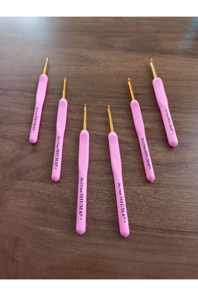 Pembe Yumşak Saplı Silikon Tığ - 2