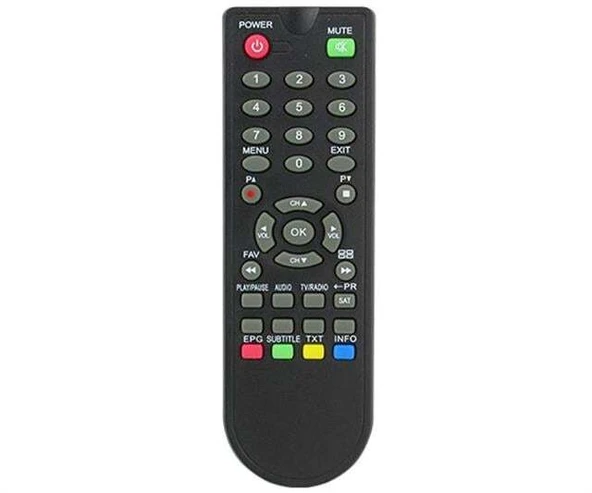 Mersat Extra Mini PVR - Rowell USB - Herz HR-7200 PVR - Rose DR-7400 - Microstar MSR-8 Uydu Alıcı Kumanda ürün görseli 1