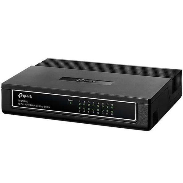 TP-Link TL-SF1016D 16 Port 10-100 Mbps Ethernet Switch - Resim 4
