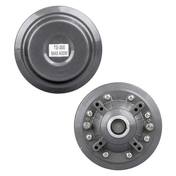 MagicVoice TD-300 Max 400 Watt Profesyonel Hoparlör Driver Unit - Resim 2