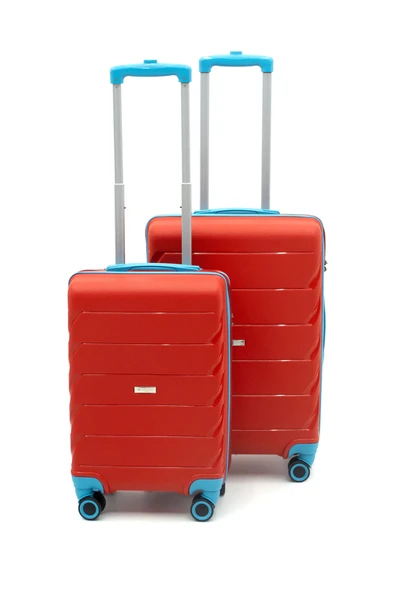 Copella Polipropilen & Kırılmaz 2'li Valiz Seti Orta&Kabin - Kırmızı ürün görseli