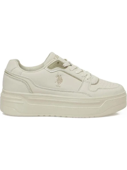 U.S.POLO ASSN CAROLINE 5PR BEJ COMFORT CASUAL ANATOMİK SPOR AYAKKABISI - Resim 3