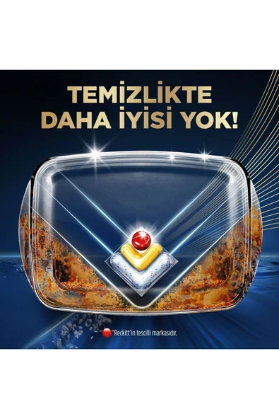 Ultimate Plus Hepsi Bir Arada 60 Kapsül Limon Bulaşık Makinesi Deterjanı Tableti - 6