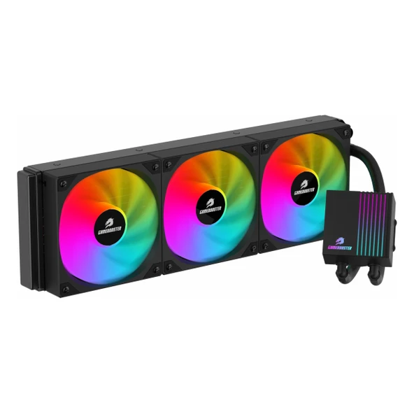 GameBooster Prime P360 RGB 360mm AM5/1700P Siyah İşlemci Sıvı Soğutucu ürün görseli 1