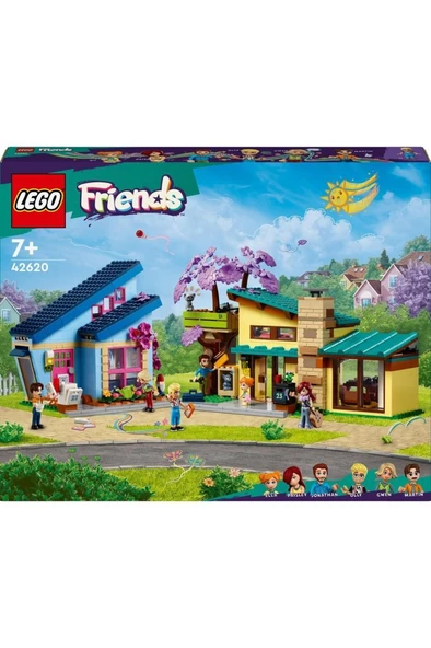 LEGO Friends Olly ve Paisley'nin Aile Evleri 42620 -  Yaratıcı Oyuncak Yapım Seti (1126 Parça) - 4