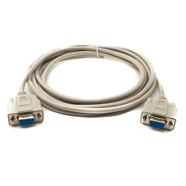 RS232 dişi dişi com port kablo db9 dişi dişi seri com port kablo 5m - Resim 4