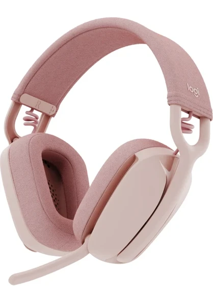 Logitech Zone Vibe 100 Bluetooth Çağrı Merkezi Kulaklığı Pembe