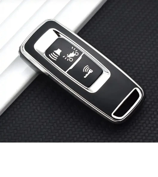 Honda Pcx 2021 ve 2025+ Model Uyumlu Anahtar Kılıfı Siyah/Gümüş Forza Için Uymaz 2.Resime Bakınız ürün görseli