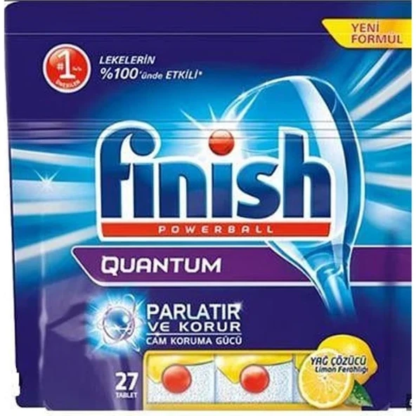 Finish Quantum Ultimade Bulaşık Tableti 27 Li - 1