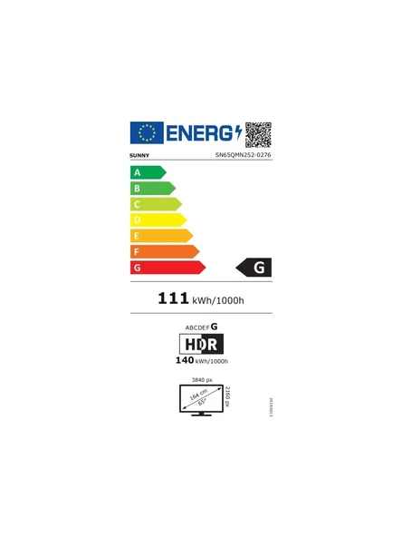 Sunny SN65QMN252 4K Ultra HD 65" 165 Ekran Uydu Alıcılı webOS Smart QLED TV - 3