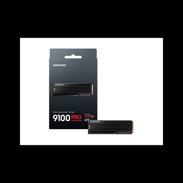 Samsung Mz-vap4t0cw, 9100 Pro, 4tb, 14800/13400, Gen5, Nvme Pcıe M.2 2280, Ssd (soğutuculu) (türkiye Distribütörü Garant - 2