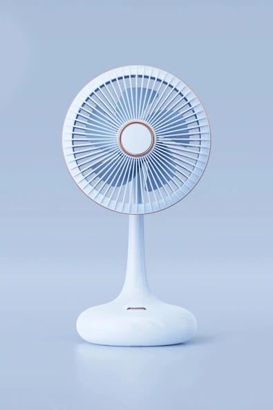 Taşınabilir Usb Şarjlı 3 Kademeli Masaüstü Dönebilen Fan Vantilatör Soğutucu YS2531 - 11