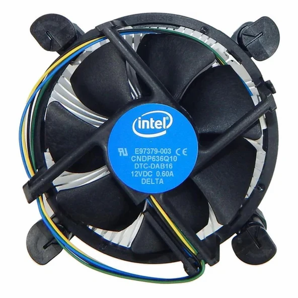 Intel Delta 1200P Siyah İşlemci Hava Soğutucu - Resim 2