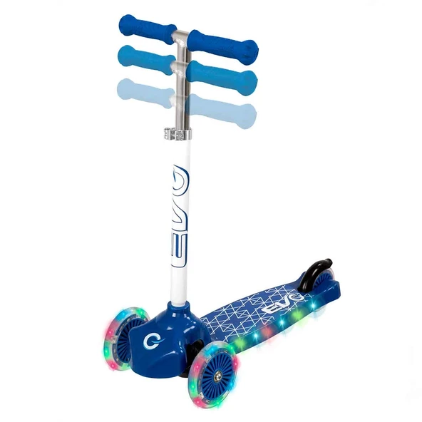Evo Işıklı Move N Groove Mavi Üç Tekerlekli Scooter - 5