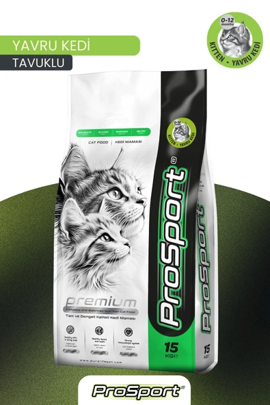 PROSPORT KİTTEN YAVRU KEDİ MAMASI 15KG