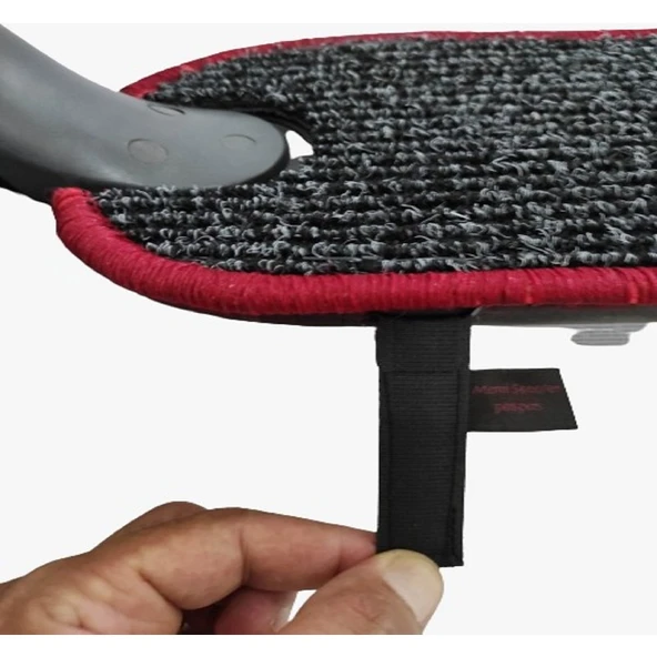 Mamipas Oter Aksesuar M365 Için Koruyucu Wolf Baskılı Paspas - Resim 4