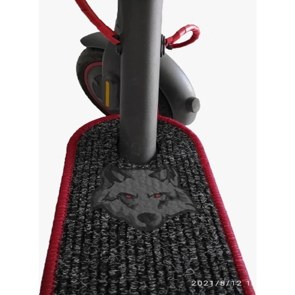 Mamipas Elektrikli Scooter Aksesuar Citycoco Mini X350 Için Koruyucu Wolf Baskılı Paspas - Resim 2