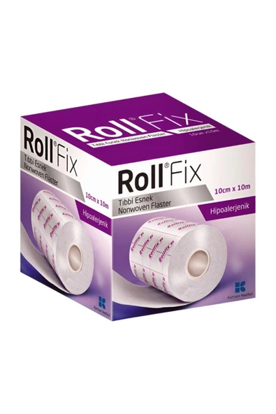 Roll Fix Tıbbi Esnek Nonwoven Flaster 10cm x 10m ürün görseli