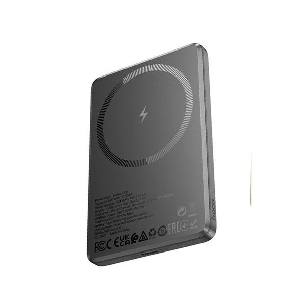 Hoco Q26 5.000 mAh 20W PD MagSafe Mini Powerbank - Gri - 2