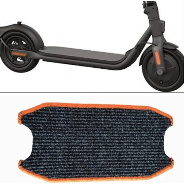 Ninebot Elektrikli Scooter Aksesuar Koruyucu Paspas Ninebot F20 F25 F30 F40 D18E D28E D38E F2 F2 Pro Uyumlu Turuncu Kenar Seçenekli ürün görseli 1