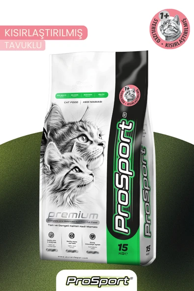 PROSPORT KISIR YETİŞKİN KEDİ MAMASI 15KG