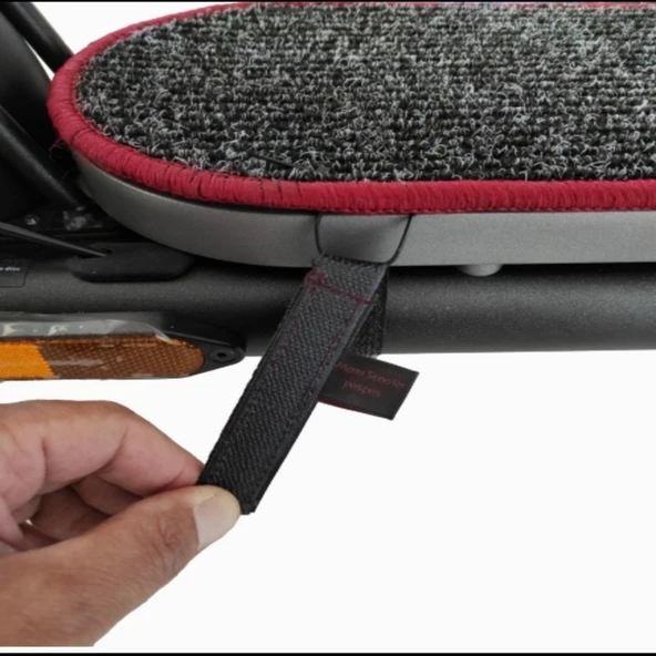 Mamipas Elektrikli Scooter Aksesuar Koruyucu Paspas Özel Kurt Börü Nakış Armalı Navee N65 Için - Resim 4