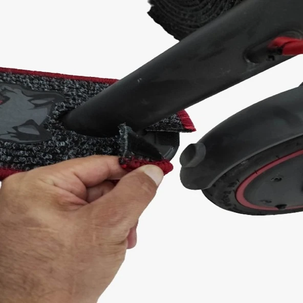 Mamipas Elektrikli Scooter Aksesuar Happrun E9 Için Koruyucu Wolf Baskılı Paspas - 5