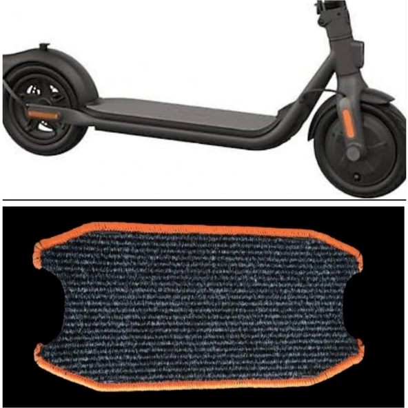 Ninebot Elektrikli Scooter Aksesuar Koruyucu Paspas Ninebot F20 F25 F30 F40 D18E D28E D38E F2 F2 Pro Uyumlu Turuncu Kenar Seçenekli - Resim 2