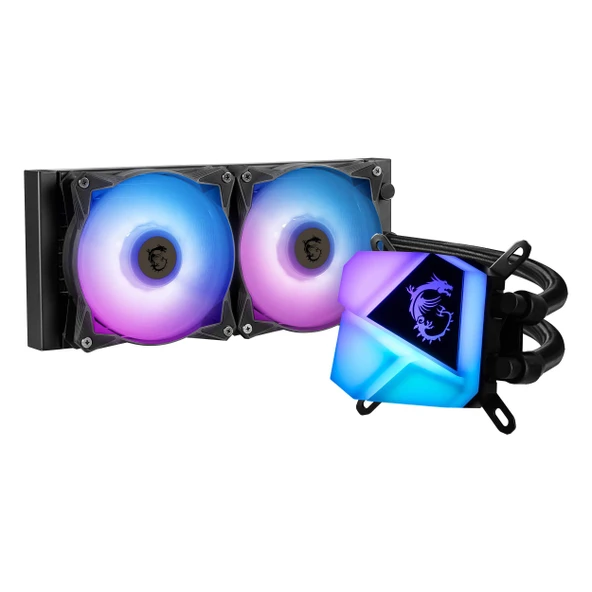 MSI MAG Coreliquid C240 ARGB 240mm AM5/1700P Siyah İşlemci Sıvı Soğutucu ürün görseli 1