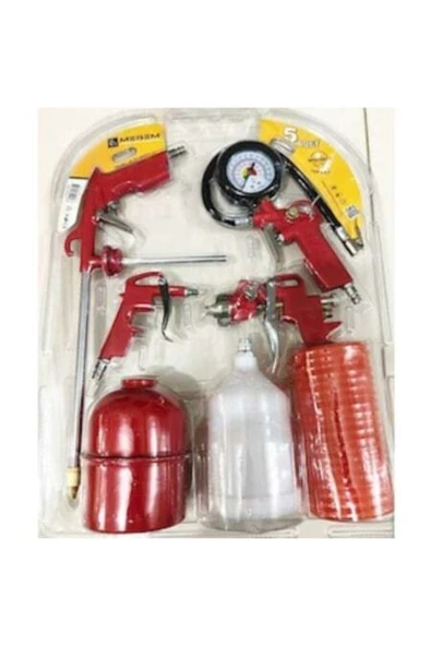 alisverisdevi Meşem 5 Li Havalı Alet Seti ürün görseli 1