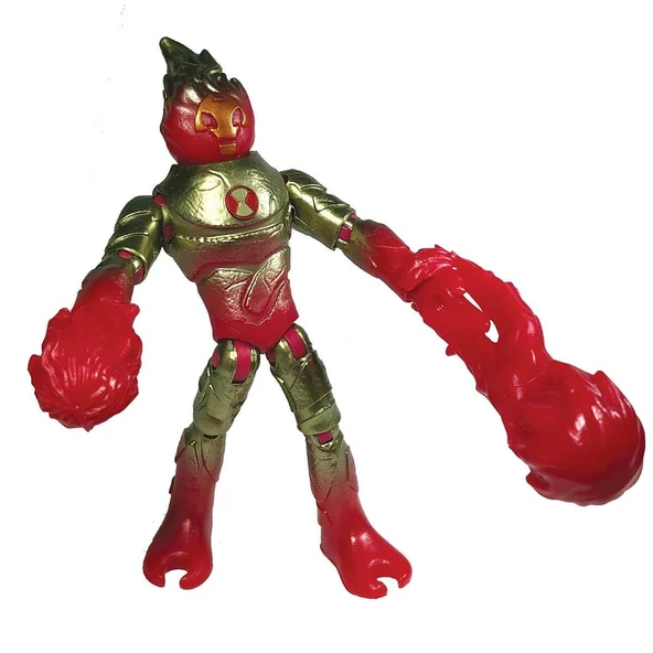Ben 10 Aksiyon Figürü 76100 Omni Metallic Heatblast - Resim 2