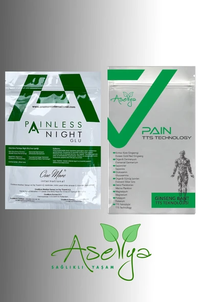 ASELLYA SAĞLIKLI YAŞAM TTS GİNSENG BANT 25'Lİ + NİGHT GLU 25'Lİ BANT HEDİYE - 2