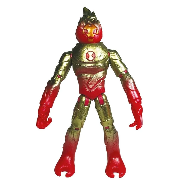 Ben 10 Aksiyon Figürü 76100 Omni Metallic Heatblast - Resim 3