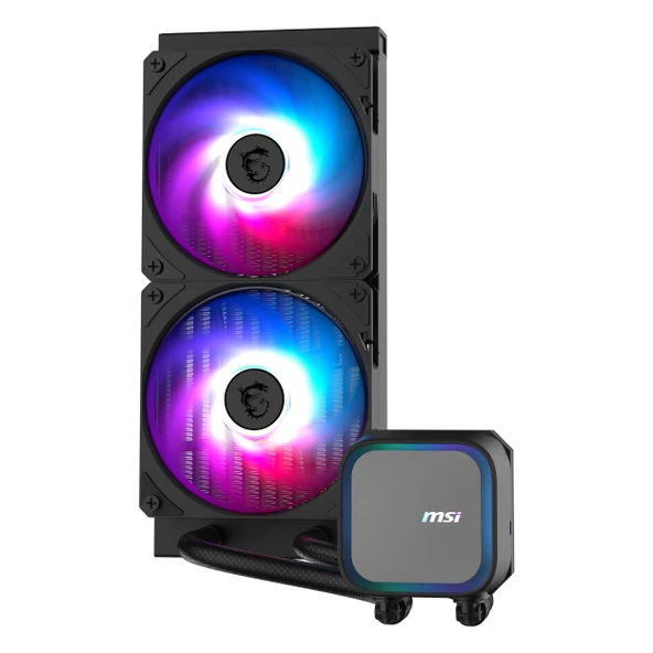 MSI MAG CoreLiquid A13 240 ARGB 240mm AM5/1851P Siyah İşlemci Sıvı Soğutucu - Resim 3