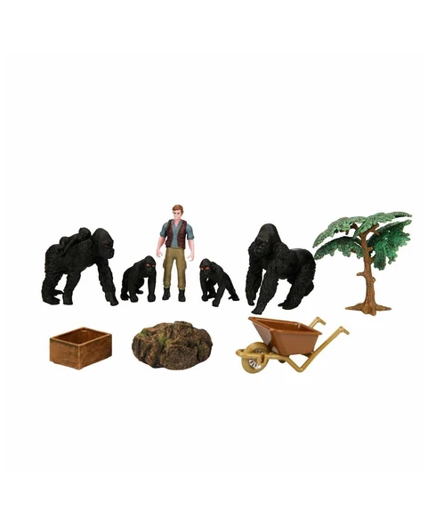 Wild Life Vahşi Hayvanlar Çiftlik Seti 26915 Goril - Resim 2
